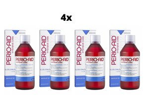 4x PerioAid Mondspoelmiddel 0,12% Intensive Care 500 ml
