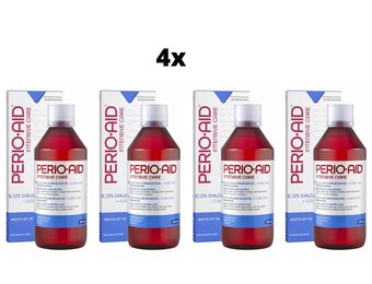 4x PerioAid Mondspoelmiddel 0,12% Intensive Care 500 ml