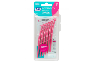 6x TePe Angle Ragers 0,4 mm Roze blister à 6 stuks