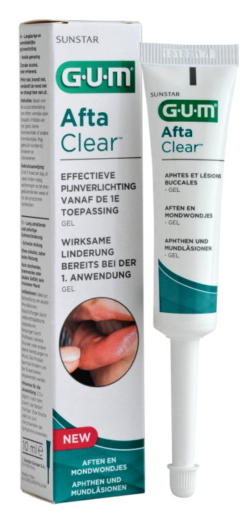 2x GUM AftaClear Mondgel 10 ml