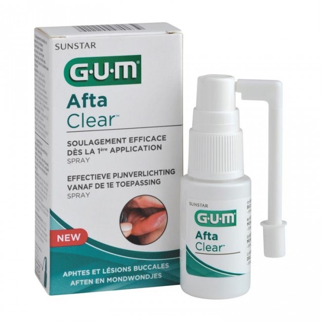2x GUM AftaClear Spray 15 ml