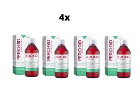 4x PerioAid Mondspoelmiddel Active Control 0,05% 500 ml