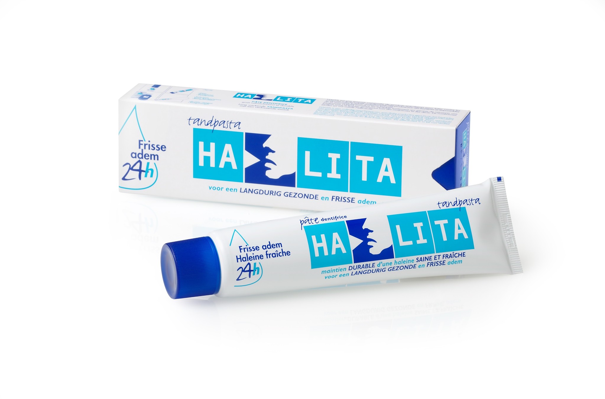 4x Halita Tandpasta Fluoride 75 ml