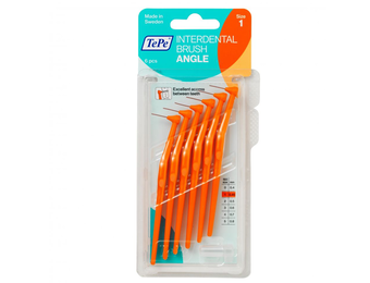 6x TePe Angle Ragers 0,45 mm Oranje blister à 6 stuks