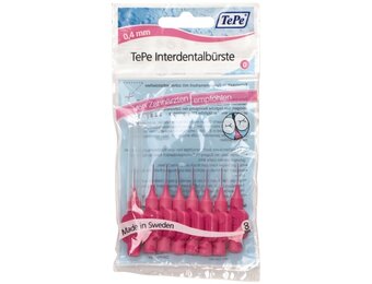 6x TePe Ragers 0,4 mm Roze blister à 8 stuks