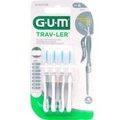 GUM Gum Travler Ragers 2.0mm Grijs - 4 stuks