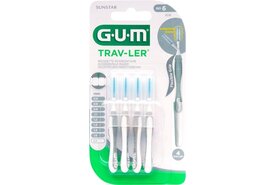 GUM Trav-ler Ragers 2.0 mm Grijs - 4 stuks