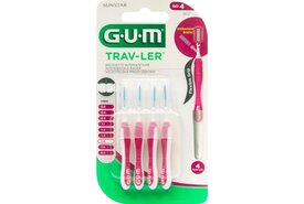 GUM Trav-ler Ragers 1.4 mm Roze - 4 stuks