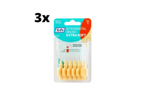 TePe Extra Soft Oranje 0, 45mm 3 x 6 stuks - Voordeelverpakking