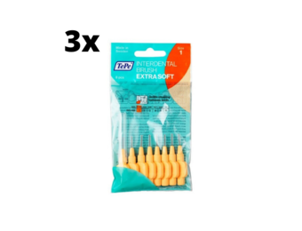 TePe Extra Soft Oranje 0,45mm 3 x 8 stuks - Voordeelverpakking