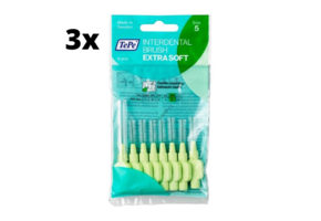 TePe Extra Soft Groen 0,80mm 3 x 8 stuks - Voordeelverpakking