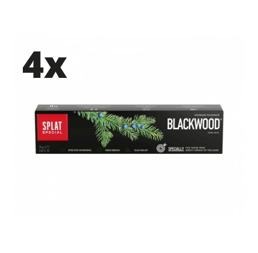 4x Splat Tandpasta Special Blackwood - 75ml