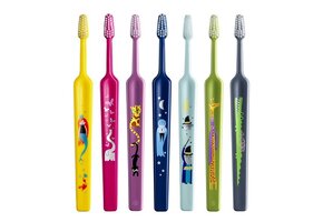 TePe (Kids) Select Zoo Extra Zacht - Tandenborstel - 3 stuks - Voordeelverpakking - Leeftijd 3+