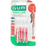 GUM Trav-ler Ragers 0.8 mm Rood - 4 stuks
