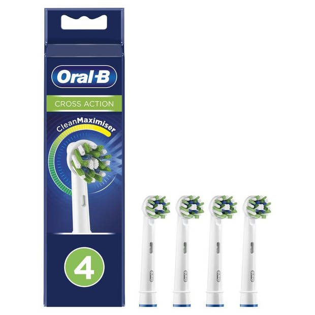Oral B Cross Action Opzetborstels CleanMaximiser - 4 Stuks
