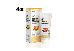 GC Tooth Mousse Tutti Frutti - 4 stuks - Voordeelverpakking