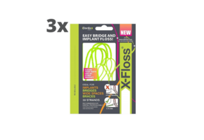 iDontix X-Floss regular - Groen - 3x 30 stuks