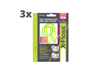 iDontix X-Floss regular - Groen - 3x 30 stuks