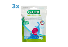 Gum Easy Flossers - 3 stuks