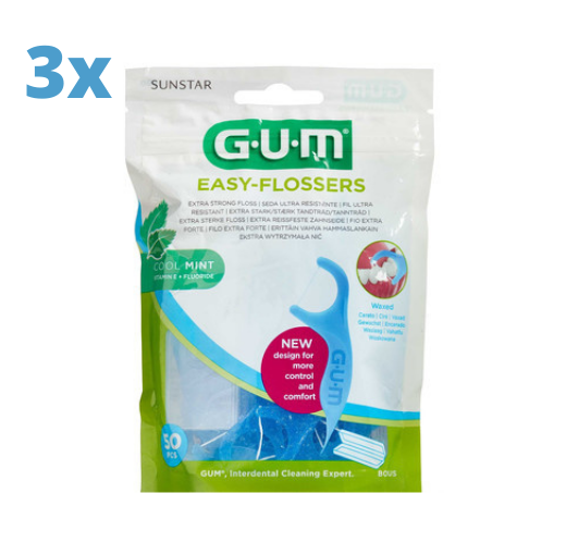 Gum Easy Flossers - 3 stuks