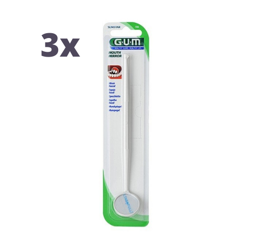 GUM mondspiegel - 3 stuks - Voordeelverpakking