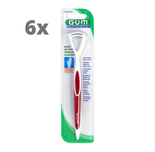 GUM tongreiniger - 6 stuks - Voordeelverpakking