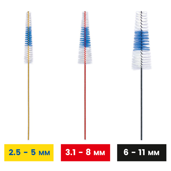 Lactona Easydent Tandenragers - Type A - 2,5mm - 5,0mm - Geel - 8 stuks