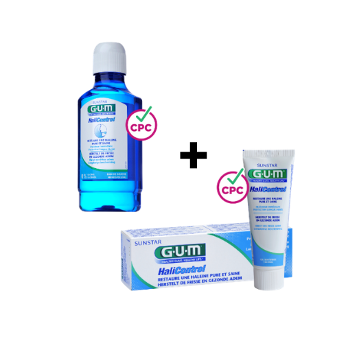 GUM HaliControl Tandpasta + Mondspoelmiddel - Voordeelverpakking