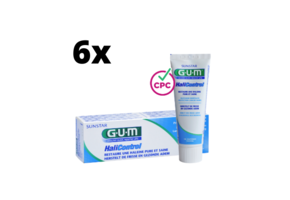 GUM HaliControl Tandpasta - 6 x 75 ml - Voordeelverpakking