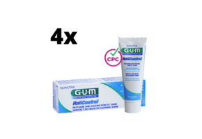GUM HaliControl Tandpasta - 4 x 75 ml - Voordeelverpakking