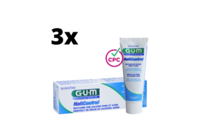 GUM HaliControl Tandpasta - 3 x 75 ml - Voordeelverpakking