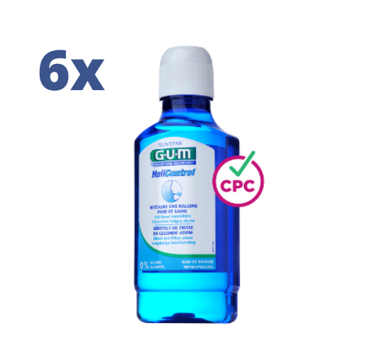 GUM HaliControl Mondspoelmiddel - 6 x 300 ml - Voordeelverpakking