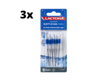 Lactona Easydent C - 6.0-11.0mm - 3 x 8 stuks - Voordeelverpakking