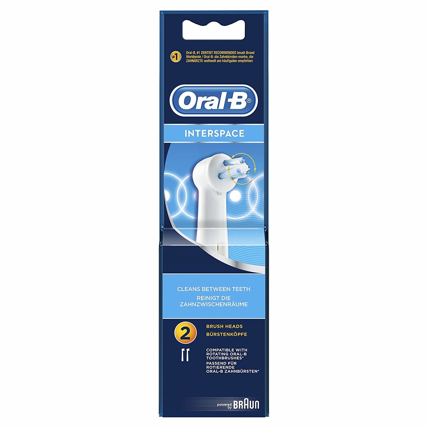 Oral-B Interspace Opzetborstels - 2 x 2 stuks - Voordeelverpakking