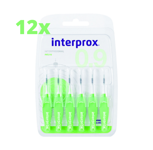 Interprox Premium Micro - 2.4 mm - 12 x 6 stuks - Voordeelpakket