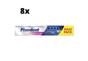 Fixodent Microseal Kleefpasta voor Gedeeltelijke Gebitsprotheses - 8 x 57 gram - Voordeelpakket