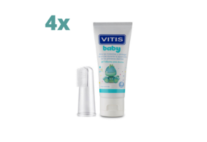 Vitis Baby Tandgel - 4 x 30 ml - Voordeelverpakking