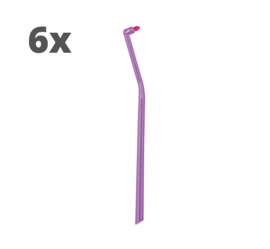 6x Curaprox Tandenborstel - Singel Tufted Short (1006) - Voordeelverpakking