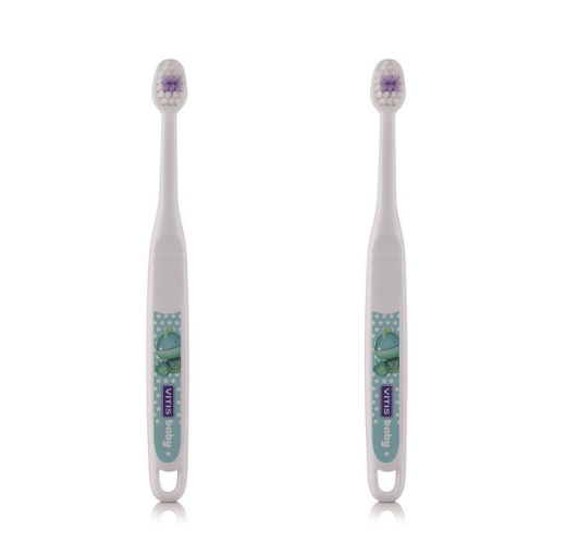 2x Vitis Baby Tandenborstel - Voordeelverpakking
