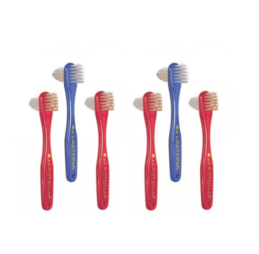 6x Lactona Protheseborstel - Voordeelverpakking