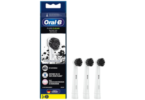 Oral B Pure Clean Charcoal Opzetborstels - 3 stuks
