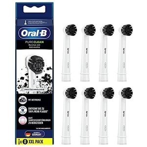 Oral B Pure Clean Charcoal Opzetborstels - 8 stuks