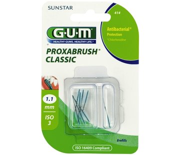 GUM GUM Proxabrush Classic 1.1mm refills 414 - 8 stuks