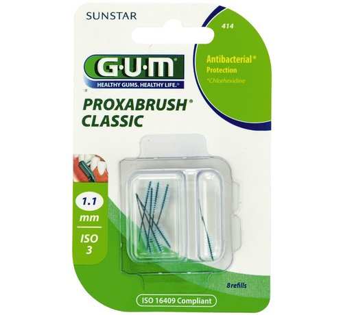 GUM GUM Proxabrush Classic 1.1mm refills 414 - 8 stuks