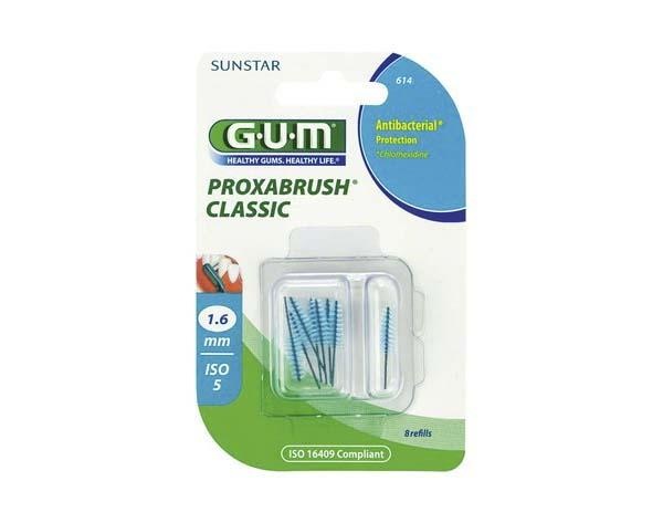 GUM Proxabrush Classic 1.6mm refills 614 - 8 stuks