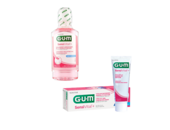 GUM SensiVital+ Mondwater + Tandpasta - Voordeelverpakking