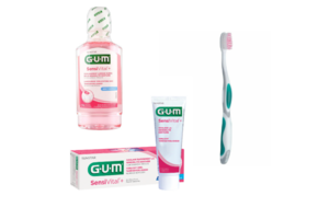 GUM SensiVital+ Voordeelpakket - Mondwater + Tandpasta + Tandenborstel