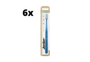 6x Jordan Tandenborstel Green Clean Soft - Voordeelverpakking