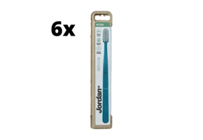 6x Jordan Tandenborstel Green Clean Medium - Voordeelverpakking