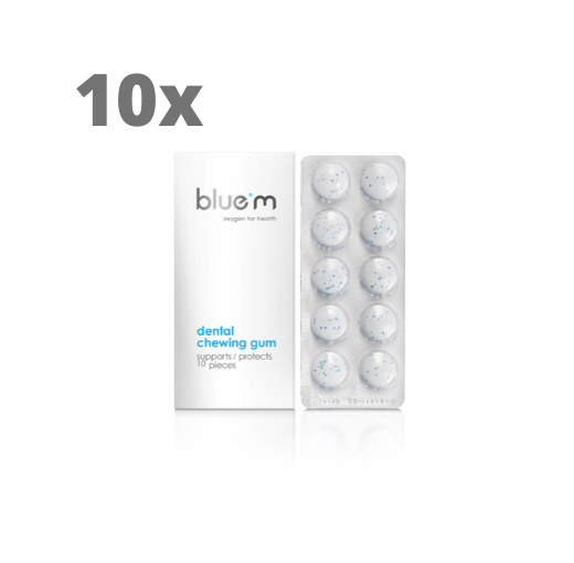 10x BlueM Dentale Kauwgom - Voordeelverpakking